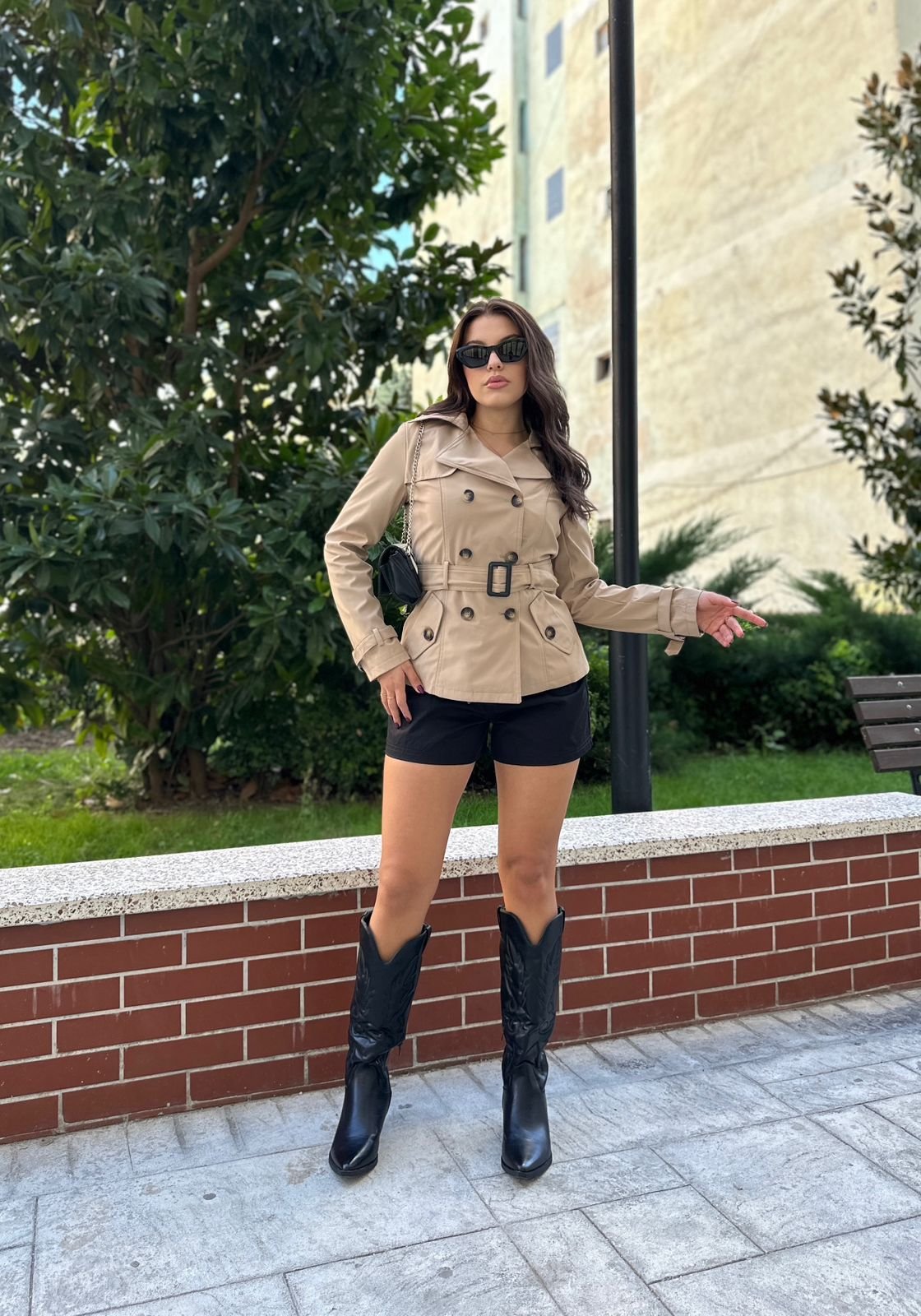 Pardesy e Shkurter me Rrip dhe Kopsa