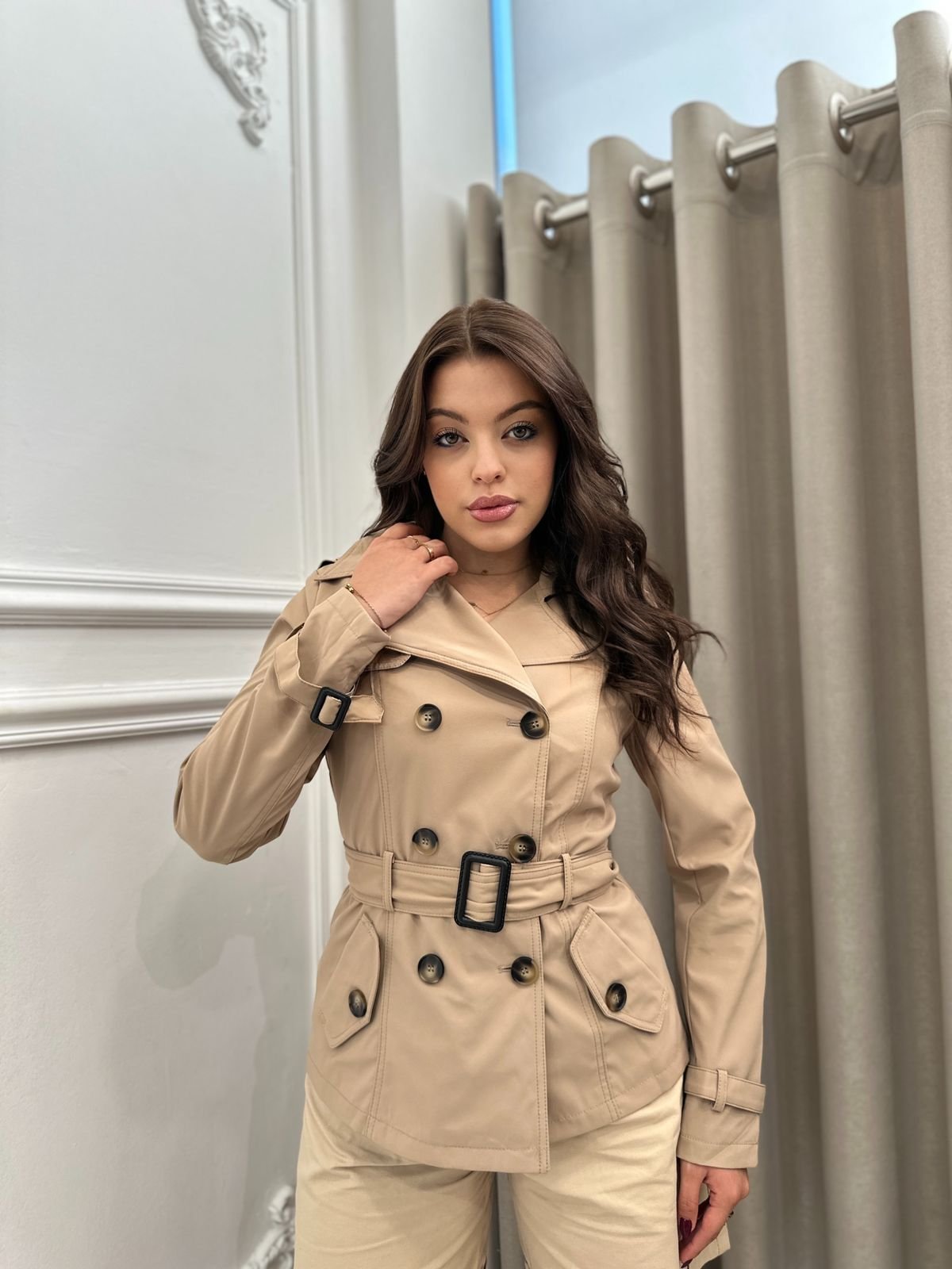 Pardesy e Shkurter me Rrip dhe Kopsa - Image 2