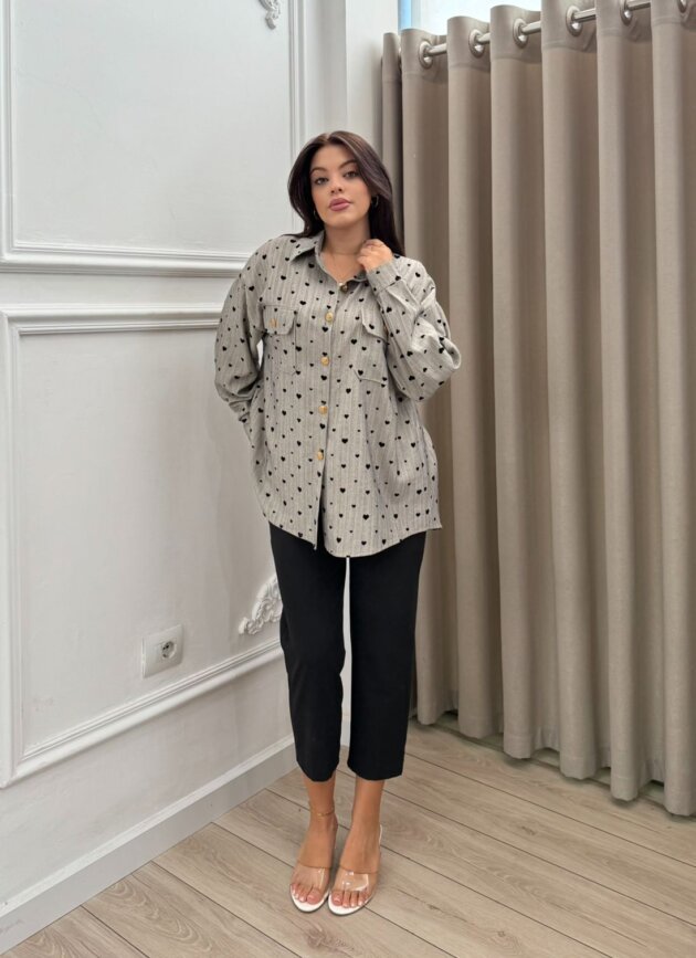 Kemishe oversize me printe zemrash