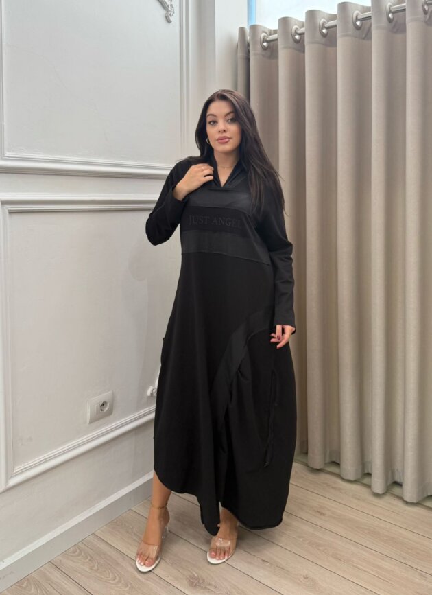 Fustan oversize i gjate me detaje