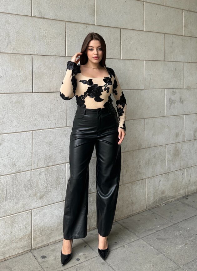 Pantallona Lekure Me Bel Te Larte