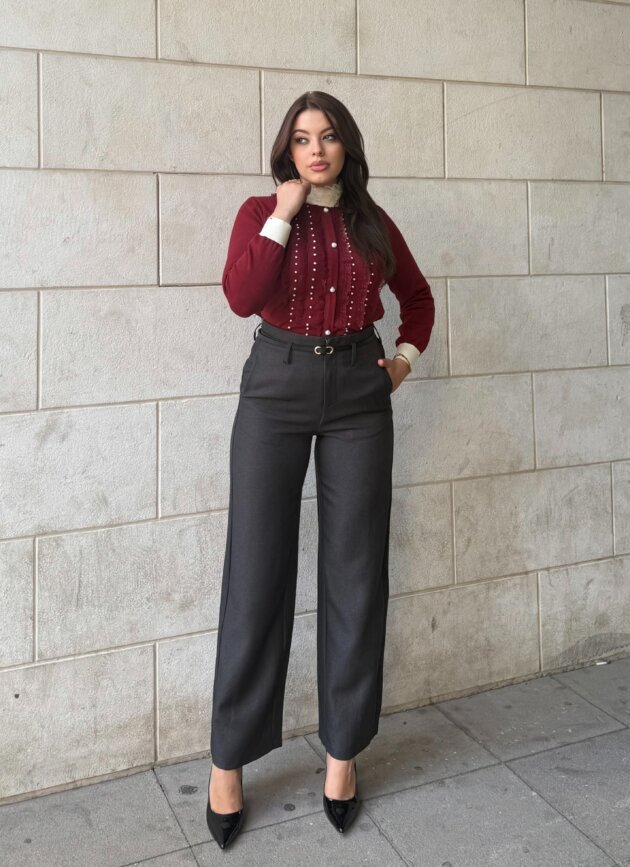 Pantallona Klasike Me Bel Te Larte