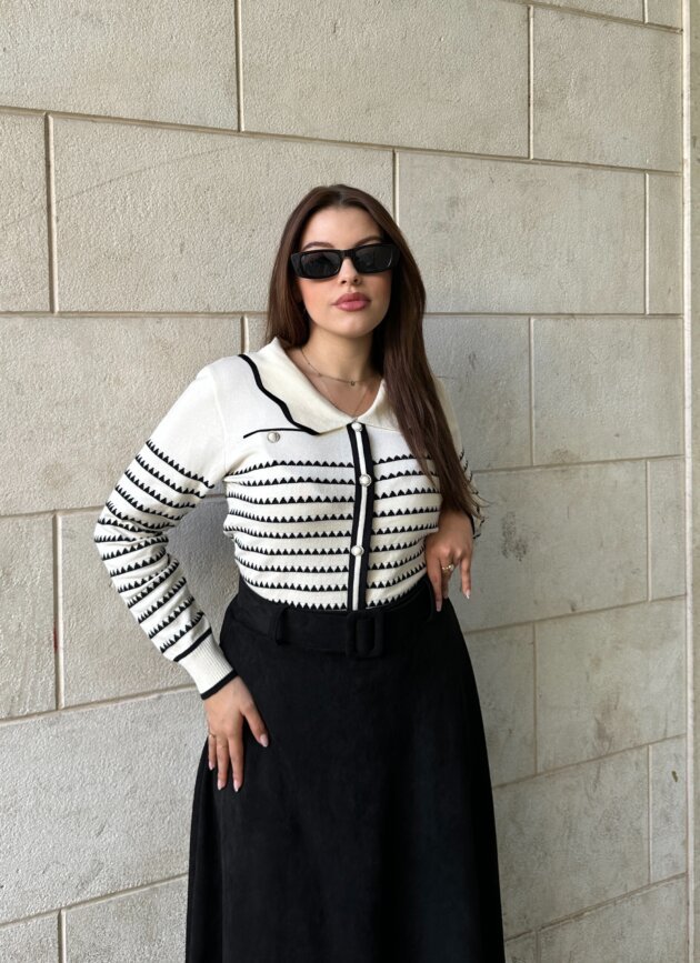 Pulover Me Jake Dhe Kopsa Dekorative