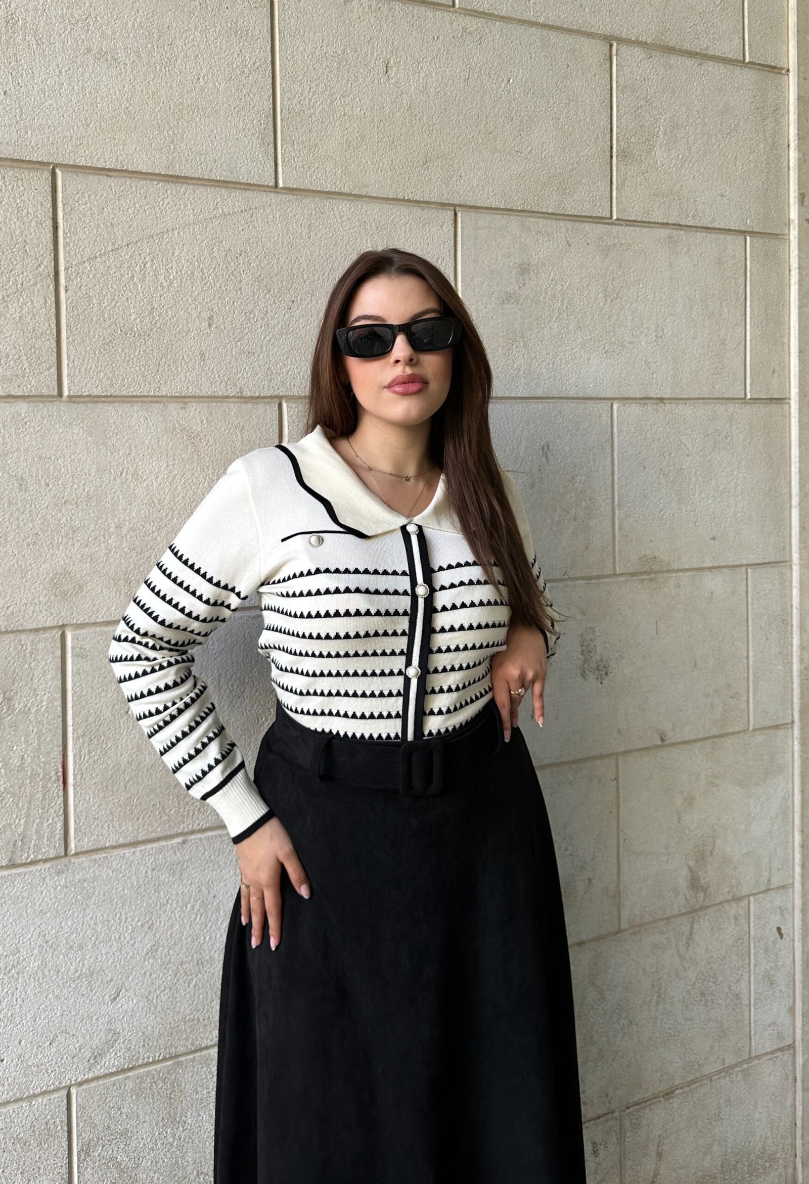 Pulover Me Jake Dhe Kopsa Dekorative