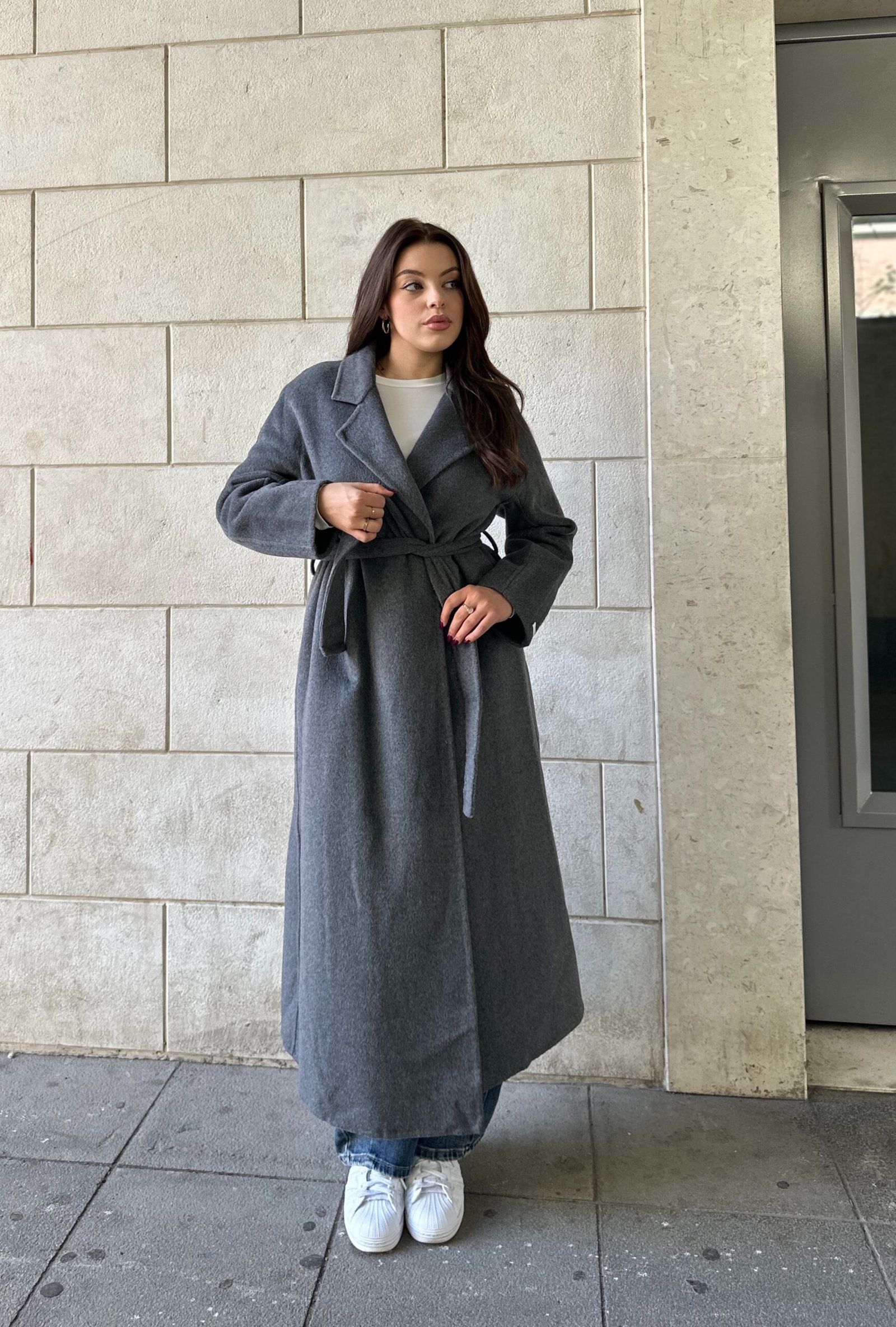 Pallto 100% wool me rrip ne bel - Image 6