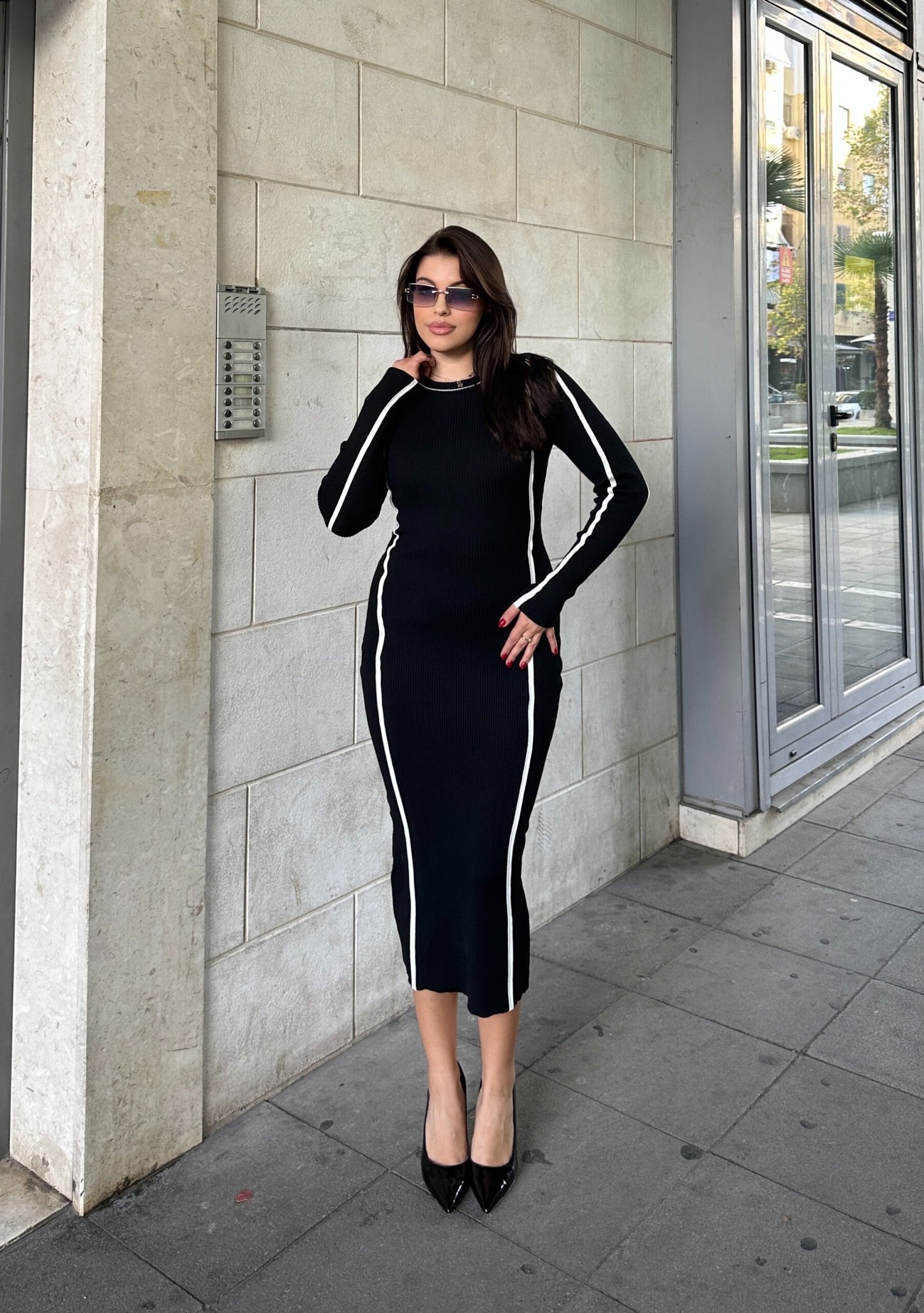 Fustan Deve Me Vija Kontrasti - Image 2