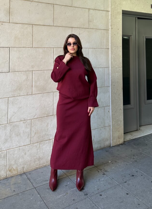 Set Deve Me Fund Te Gjate & Triko Oversize