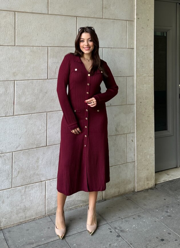 Fustan Deve Me Kopsa Dekorative