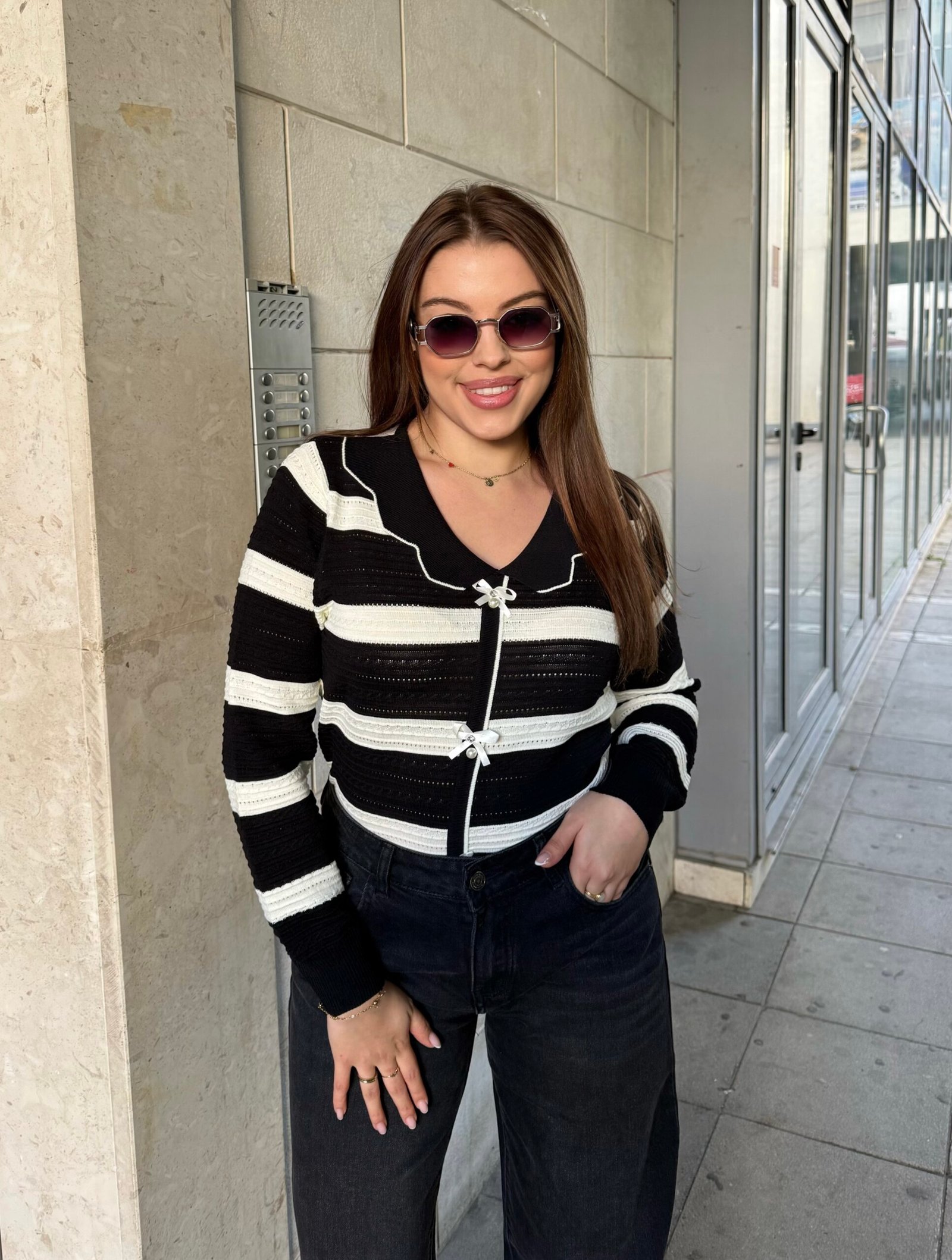 Pulover Me Vija Dhe Jake Dekorative