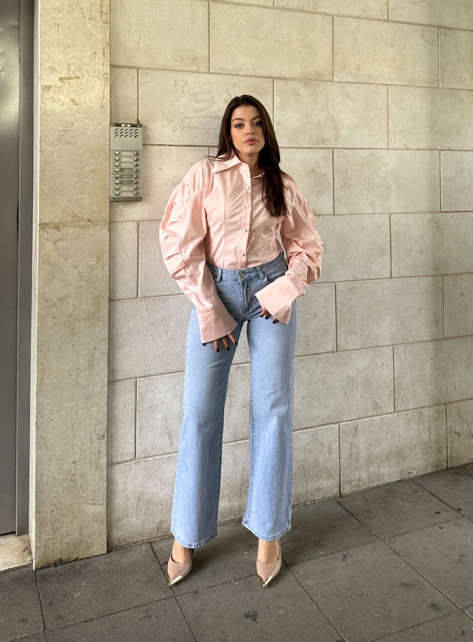 Xhinse Wide Leg Me Bel Te Larte - Image 2