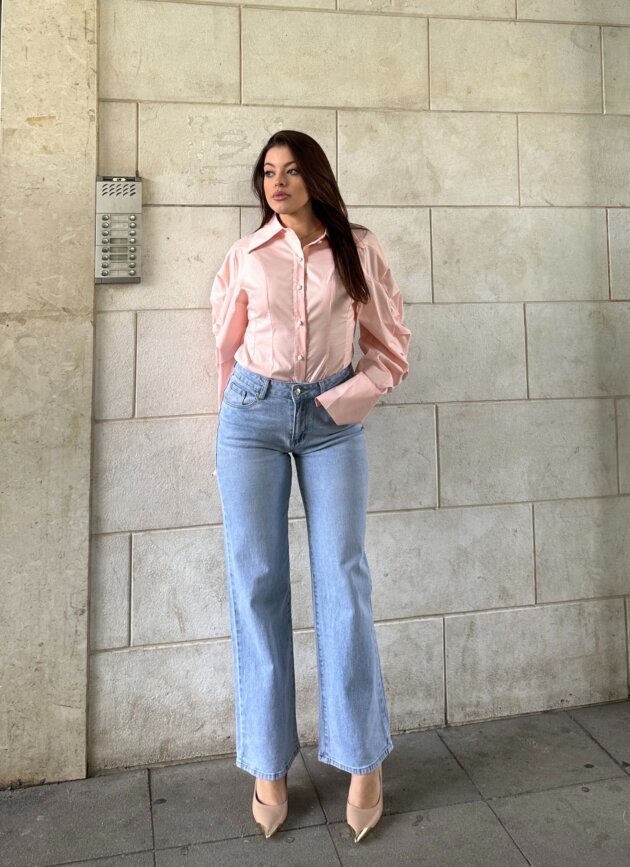 Xhinse Wide Leg Me Bel Te Larte