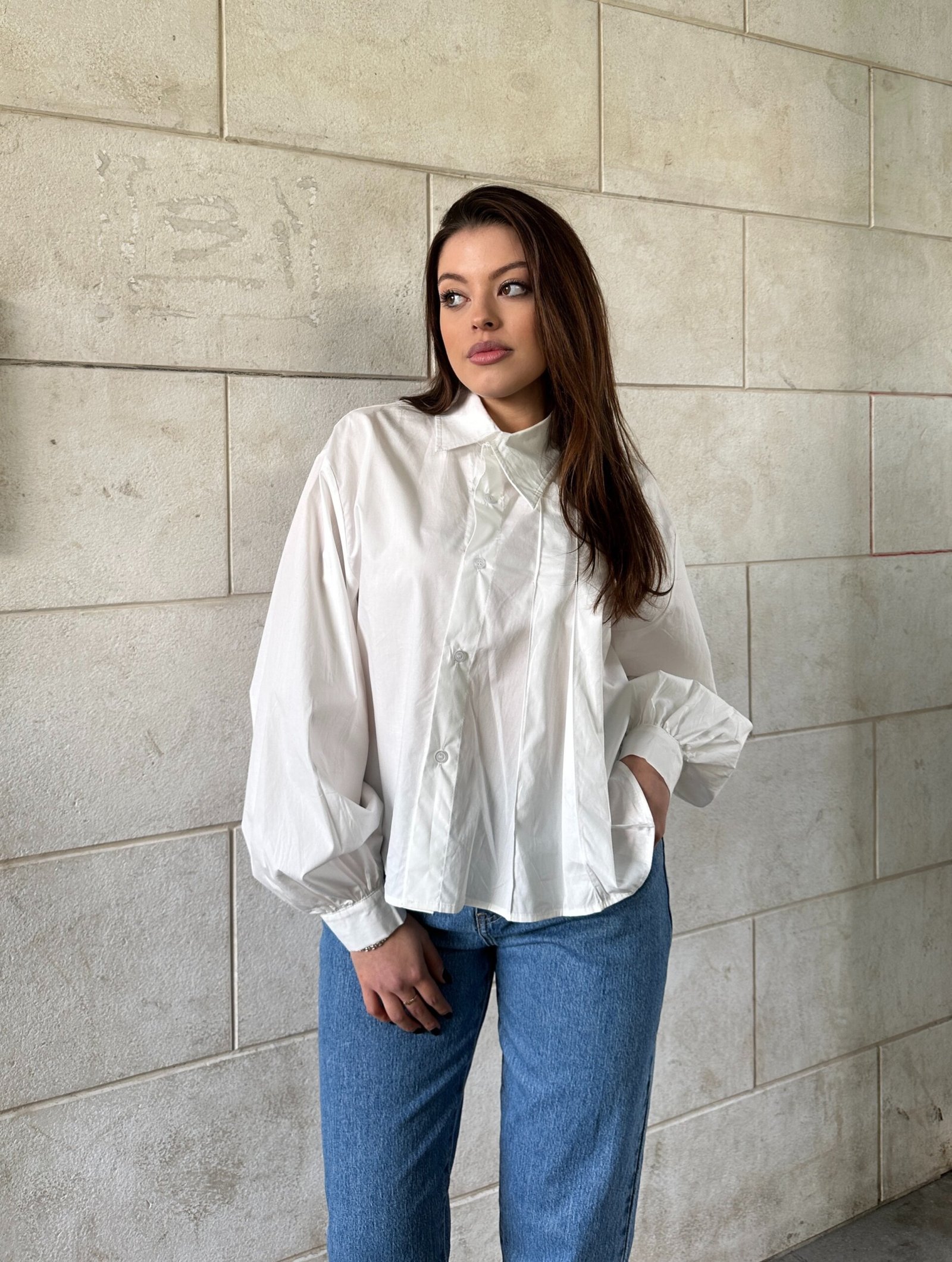 Kemishe Oversize Me Prerje Te Lirshme - Image 3