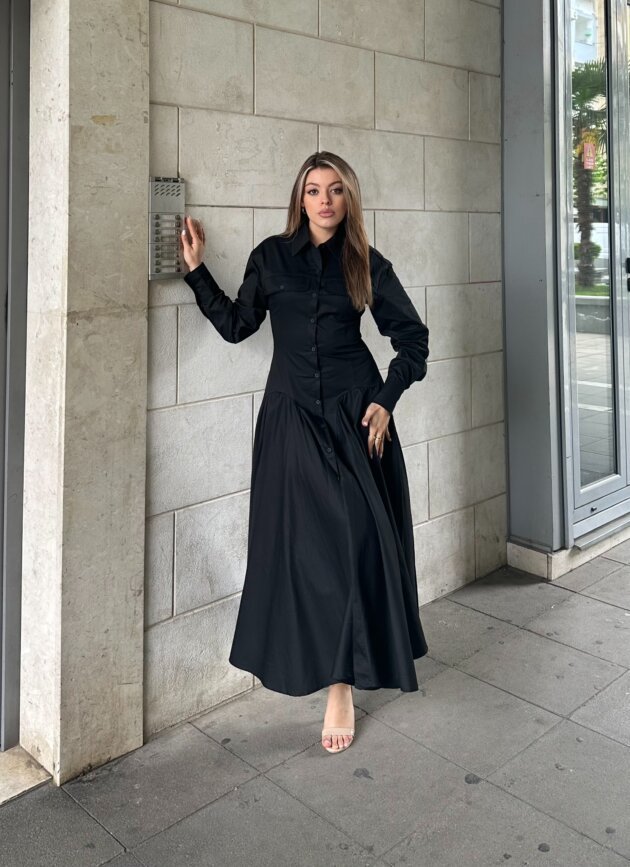 Fustan Kemishe I Gjate Elegant