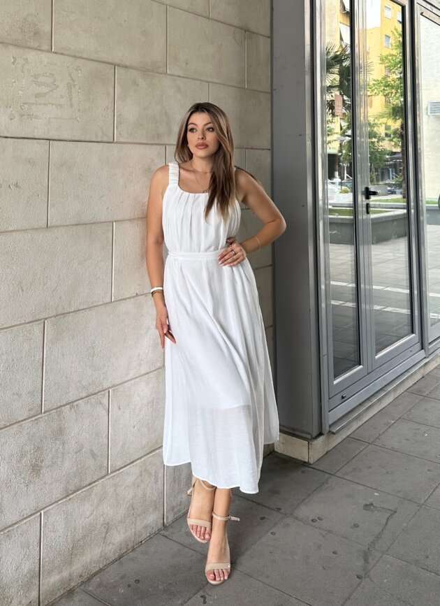 Fustan Midi Elegant Me Xhepa